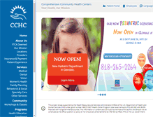 Tablet Screenshot of cchccenters.org